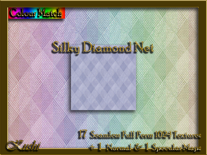 Silky Diamond Net Textures