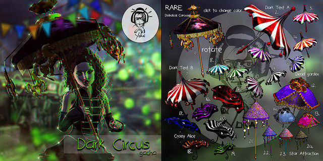 18.Yokai - Dark Circus - Crazy Alice (bronze)