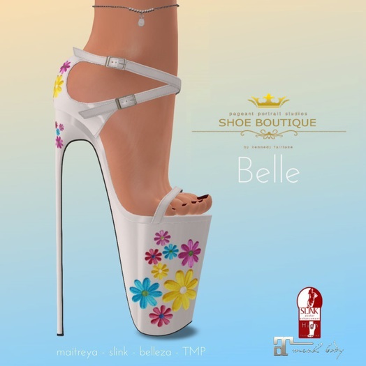BELLE - Extreme High Stiletto DAISY (Boxed)
