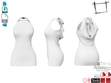 Dae Obj FBX For Sleeveless Mini Slim Dress Slink, Maitreya, Ocacin Voluptuous, Belleza, Tonic