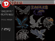 ^^Dejavu^ Full Perm Rhinestone Eagles Png 01