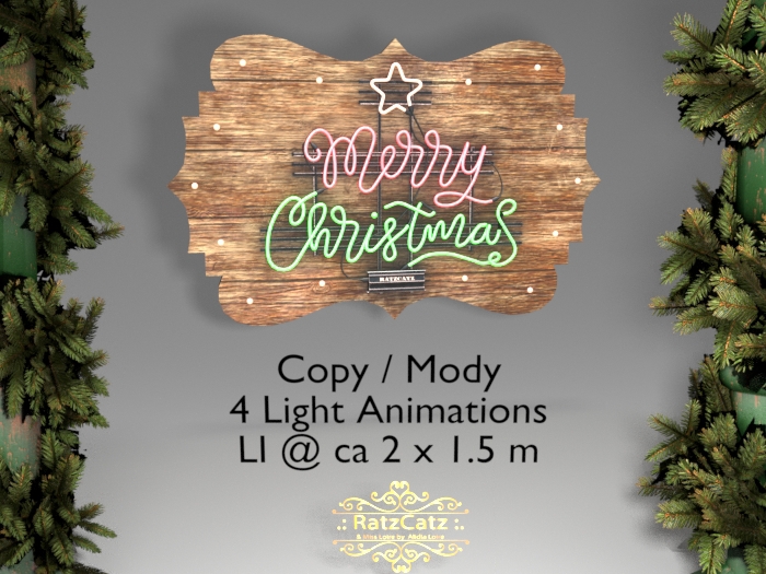 .: RatzCatz :. Neon Sign *Merry Christmas*