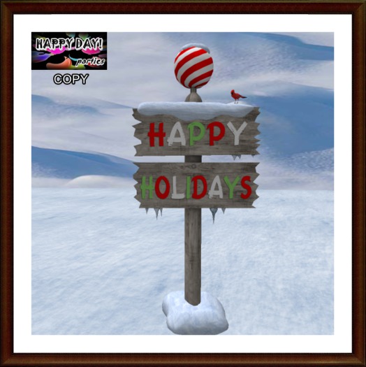 Christmas - Candy Pole Sign