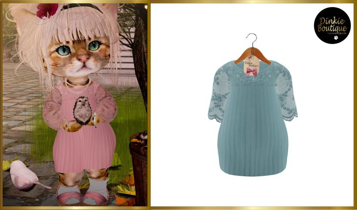 *DB* DINKIES AMELIE DRESS* sea