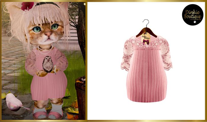 *DB* DINKIES AMELIE DRESS* blush