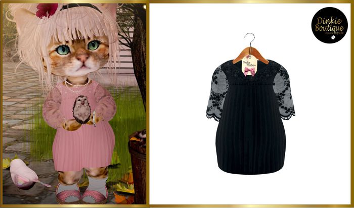 *DB* DINKIES AMELIE DRESS* black