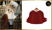 *DB* DINKIES LANA BLOUSE* red