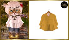 *DB* DINKIES FRANCINE BOHO BLOUSE * yellow