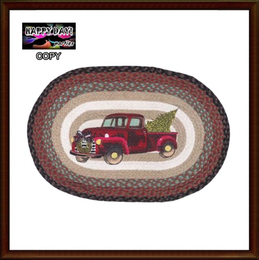 Christmas - Truck Rug 1