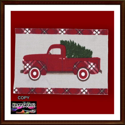 Christmas - Truck Rug 3