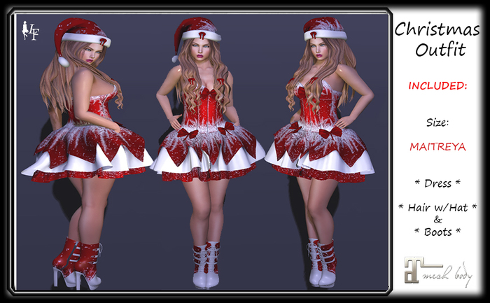 *LF*  DEMO_MERRY CHRISTMAS Outfit_2/MAITREYA