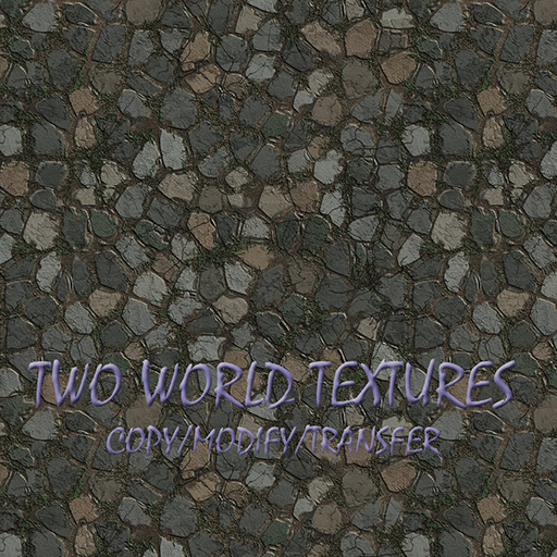 Stone Mossy Slate Cobblestones Seamless Texture