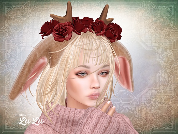 Zenith = Winter Deer Headband (Brown)