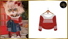 *DB* DINKIES HOLLY SWEATER* red