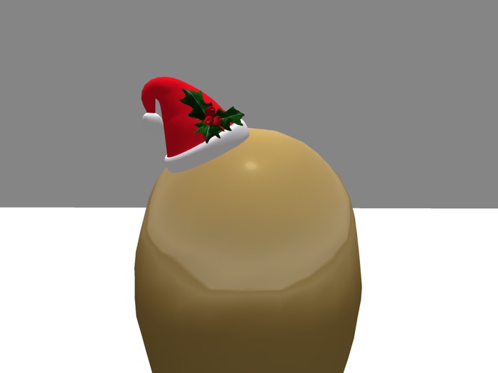 ~LF~Tiny Santa hat headband w/resizer