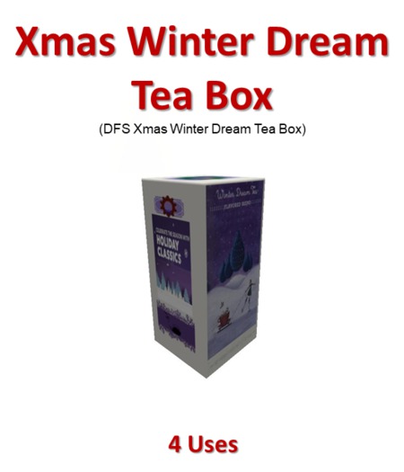 DFS Xmas Winter Dream Tea Box (Texture)