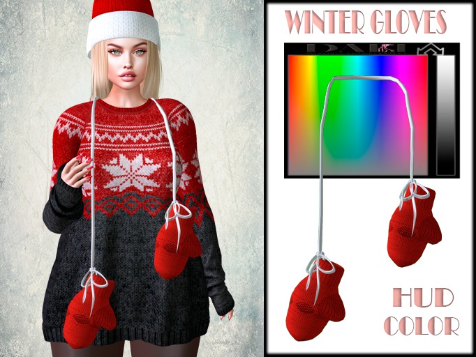 InStyle -WIinter Mittens - Hud color