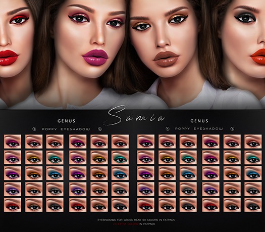 Samia - Poppy Eyeshadow Genus Fatpack #1