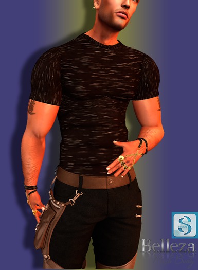 Brown Designer Tee Shirt