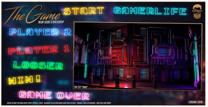 Neon Win - The Game - The Bearded Guy