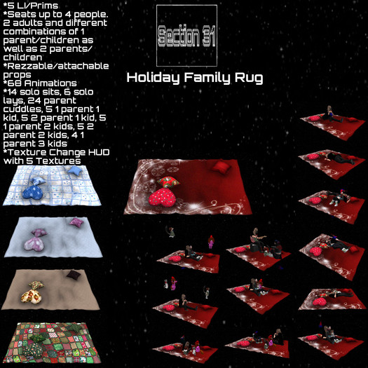 Section 31 Family Rug Xmas