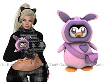 Bunny Penguin Plush - Violet