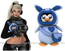 Bunny Penguin Plush Common Azure