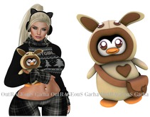 Bunny Penguin Plush Common Coffee