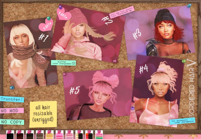 *PH* Disordered Hair V // #5 - flashy (BOX)