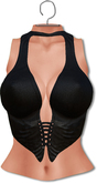 [[ Masoom ]] Roxy Top- Black -Lara, Legacy Body, Freya and Hourglass-