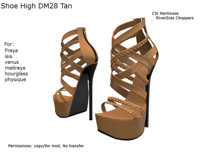 [CW] -Shoe High DM28 Tan -BOX