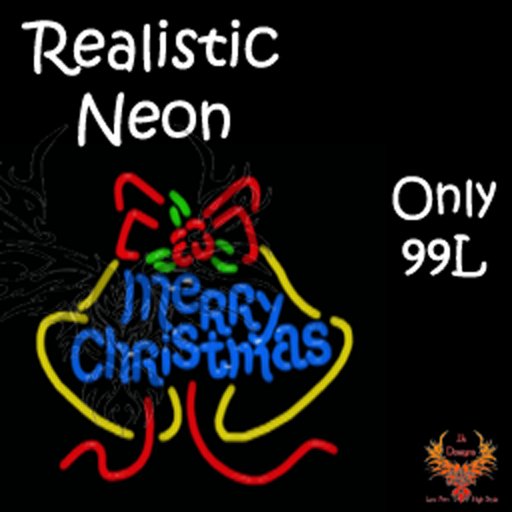 JJs Designs Xmas Bells Neon Sign