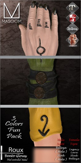 [[ Masoom ]] Roux Bento FUN Pack {Male}