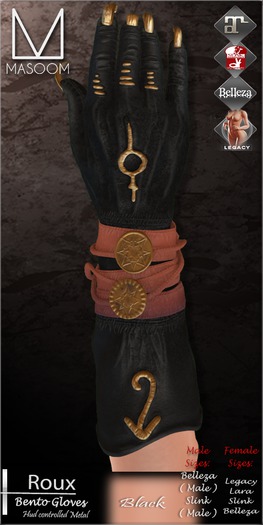 [[ Masoom ]] Roux Bento Black {Male}