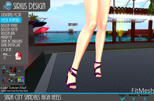Sirius Design Sara City Sandals High Heels Boxed