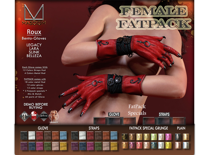 [[ Masoom ]] Roux Bento FATPACK {Female}