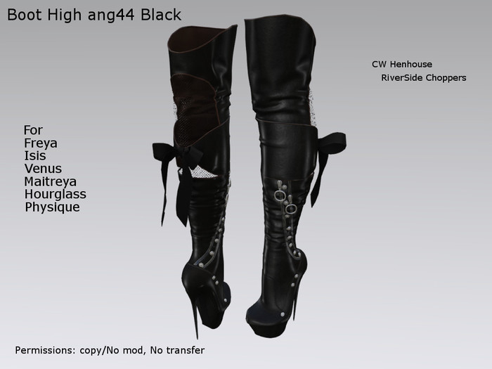 [REC] -Boot High ang44 Black -BOX