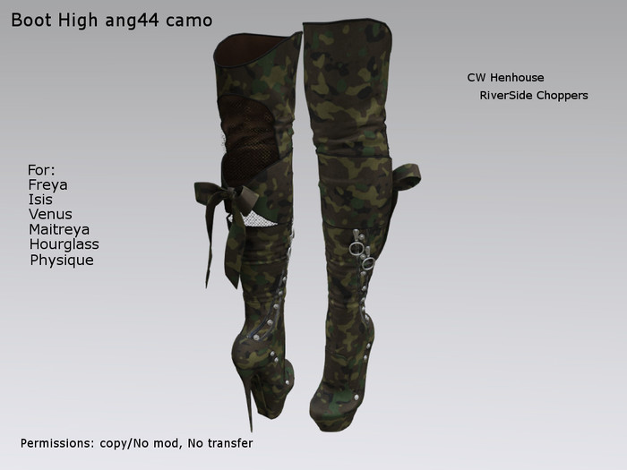 [REC] -Boot High ang44 camo -BOX