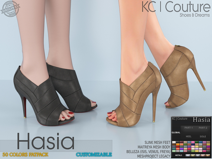 -KC- HASIA HEELS / MAITREYA SLINK BELLEZA LEGACY