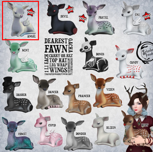 Schadenfreude Angel Dearest Fawn RARE