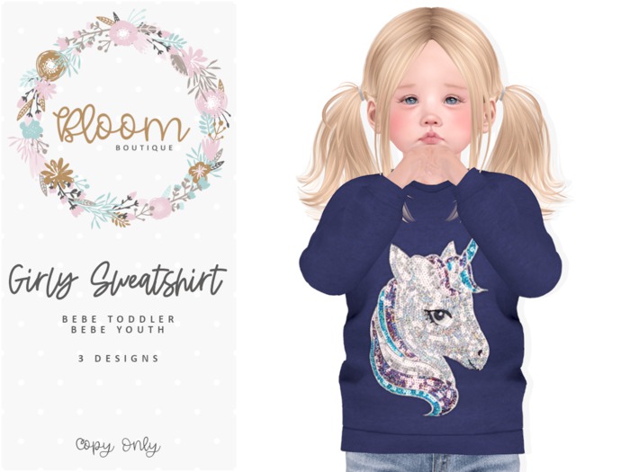Bloom Girly Sweatshirt Fatpack