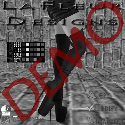 LaFleur BOXED Platform Laced Thigh Boots (add) DEMO