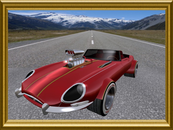 CAR JAG V8 Red