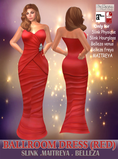 **BALL ROOM DRESS** (RED)