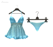 ** Harmonia Sky Glitter Tory Babydoll Outfit - Maitreya