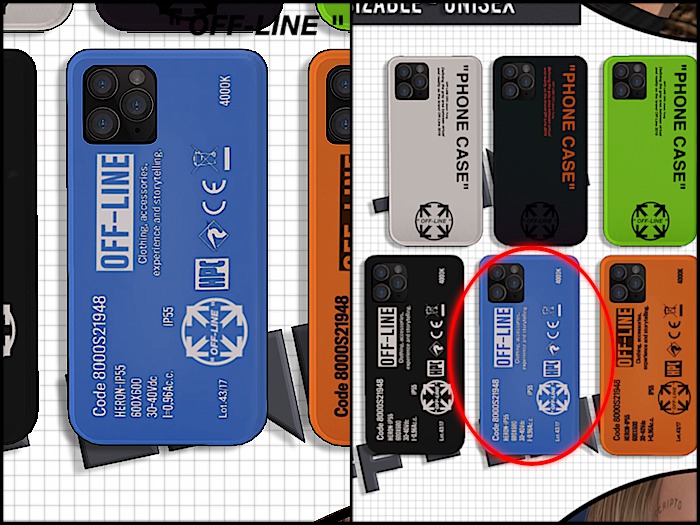 Teléfono "fuera de línea" 2 - Azul