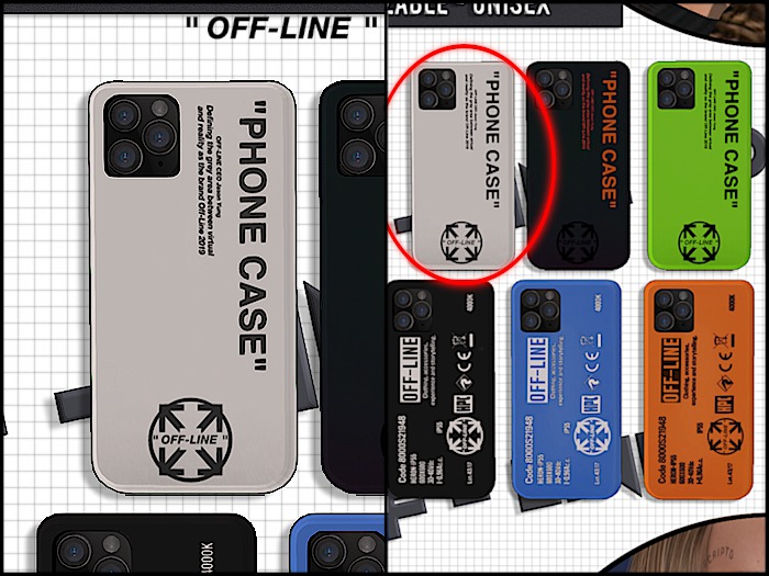 "Off-Line" Phone 1 - White