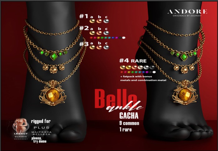 :ANDORE: - Gacha - Belle - [Maitreya] #1c+2c+3c