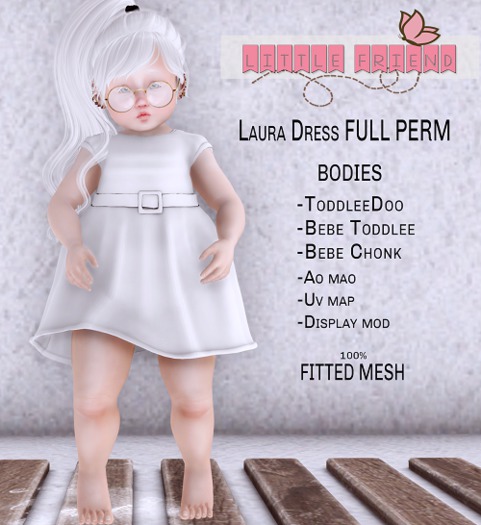 {L.F.C} Laura Dress FULL PERM TDB, BEBE & CHONK HUD (pack)