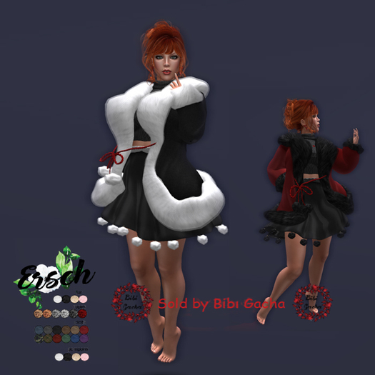 02. ERSCH - Joyful Season Gacha {Lara} Coat -dark-RARE-5 pieces